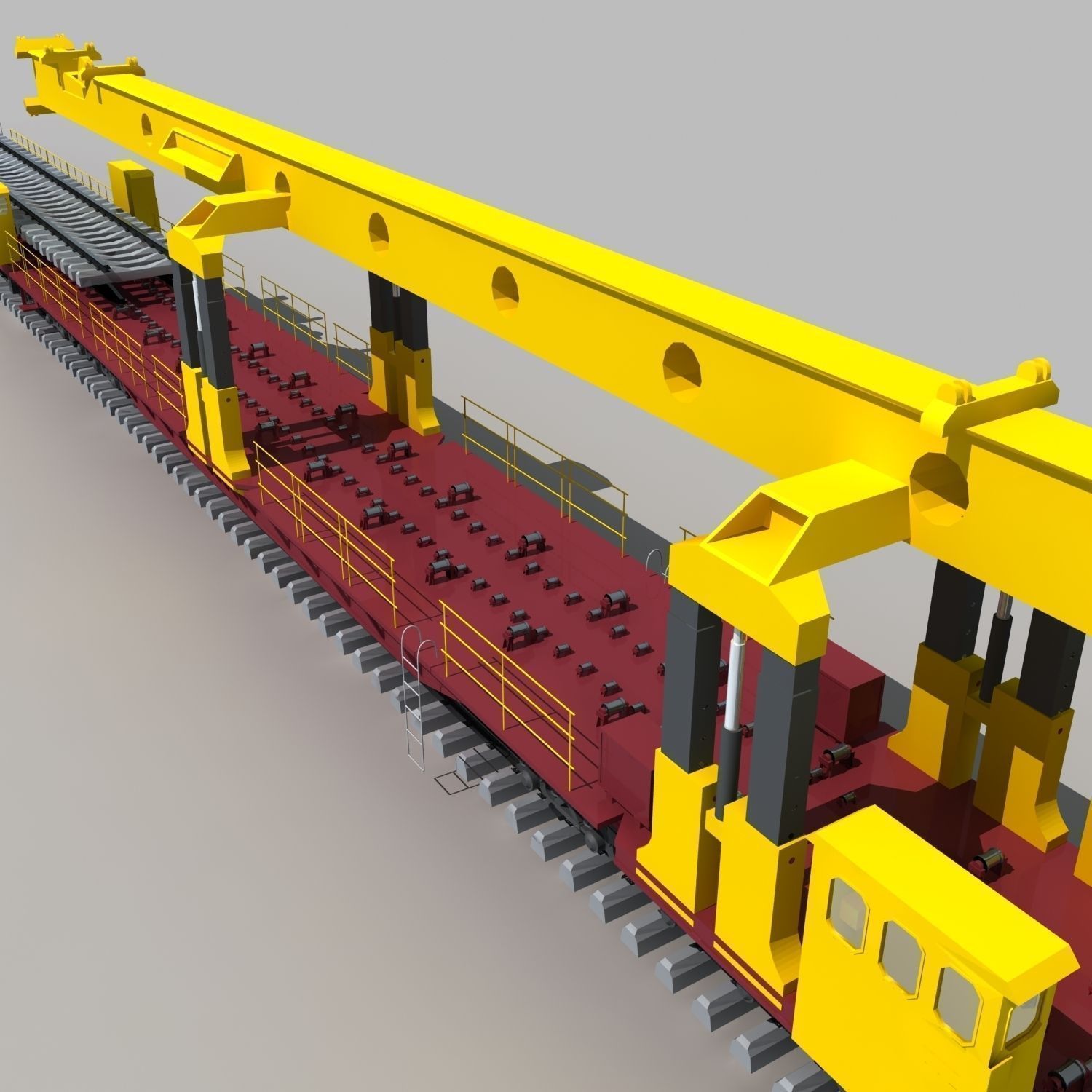 Laying Machine 3D model_16