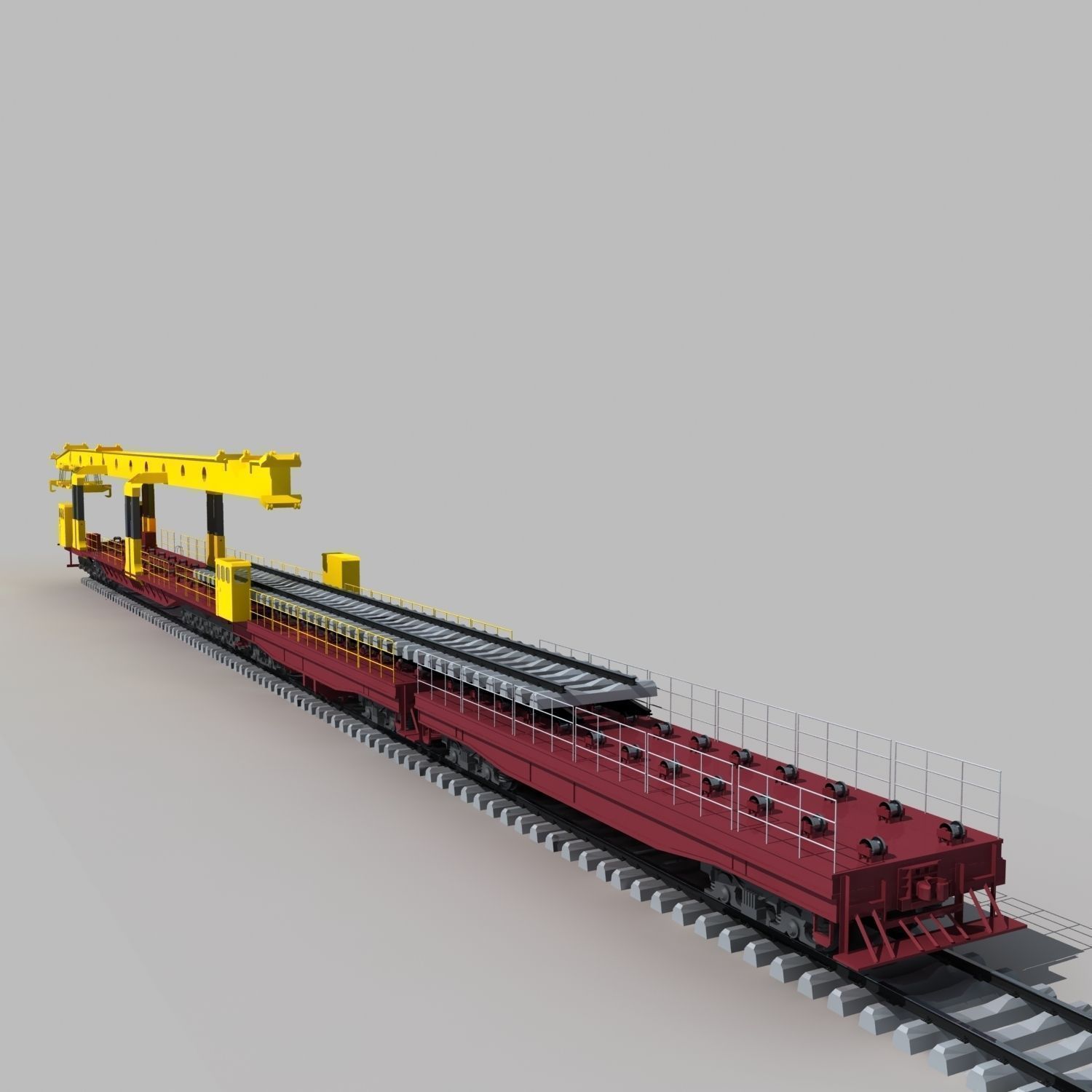 Laying Machine 3D model_3