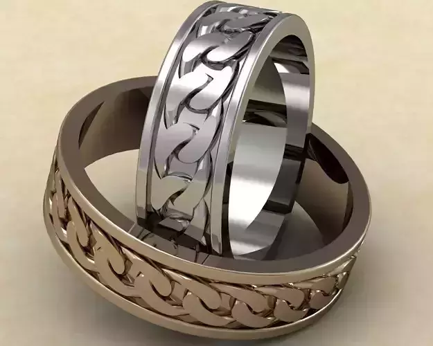 wedding rings stl print