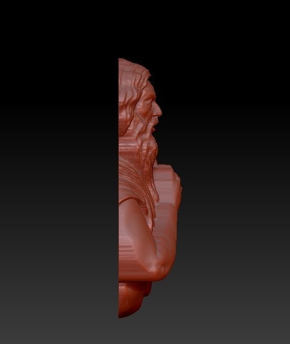 Moses stl cad cam 3D print model_3