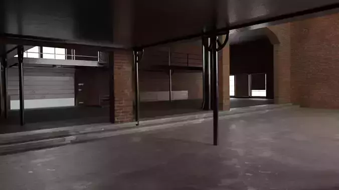 Low Poly PBR Studio Apartment