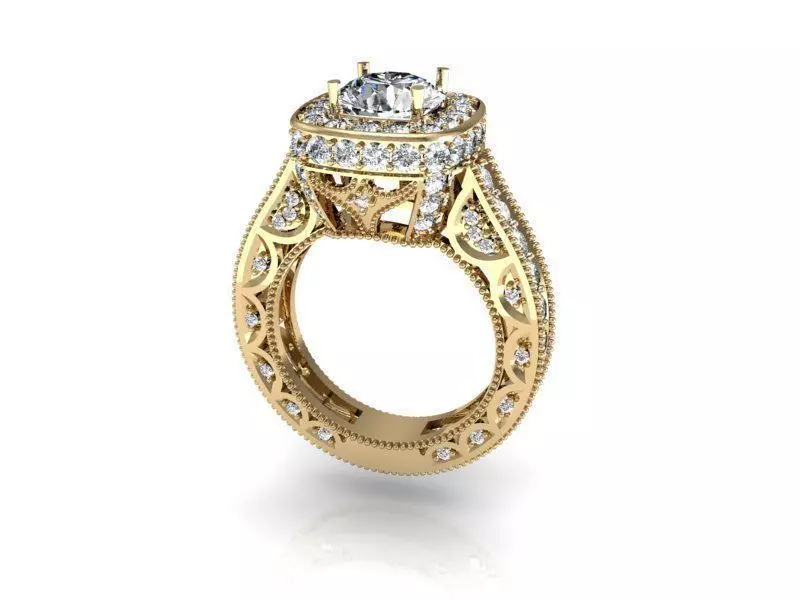 ring stl cad cam 3D print model