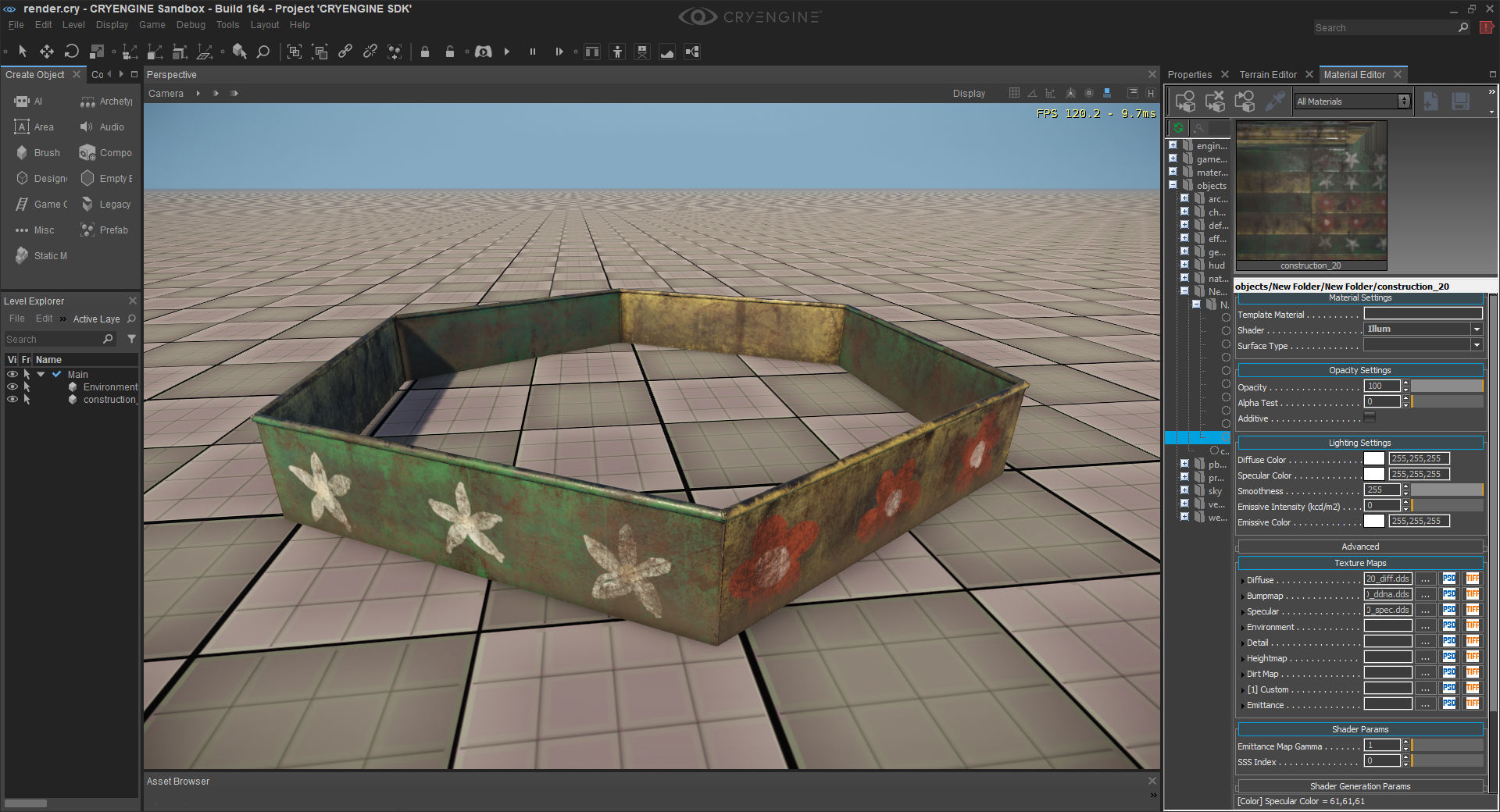 Children playground Low-poly 3D model_1