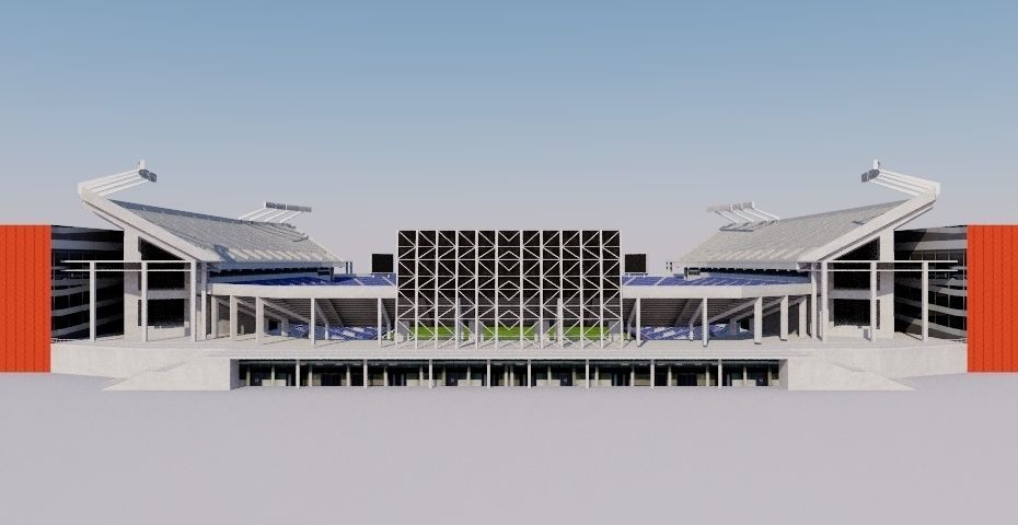 Orlando Citrus Bowl - Camping World Stadium Low-poly 3D model_1