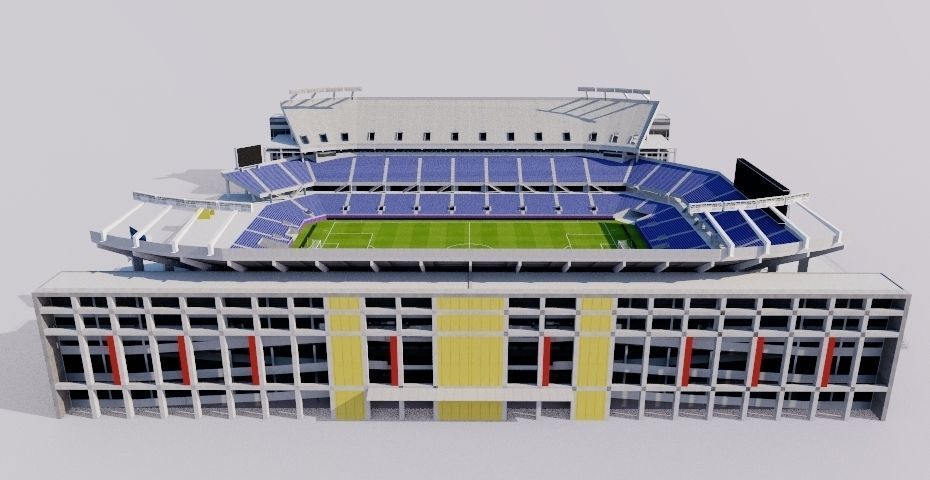 Orlando Citrus Bowl - Camping World Stadium Low-poly 3D model_2