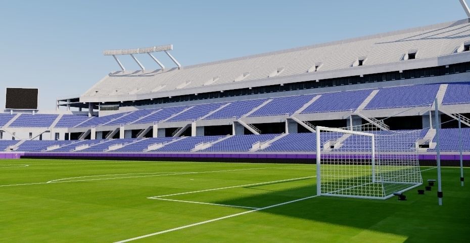 Orlando Citrus Bowl - Camping World Stadium Low-poly 3D model_5