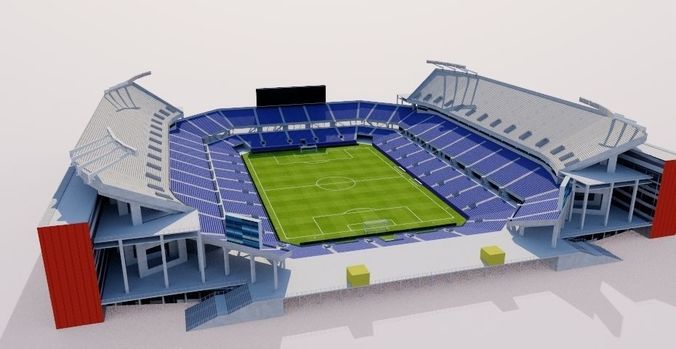  Orlando Citrus Bowl - Camping World Stadium Low-poly 3D model