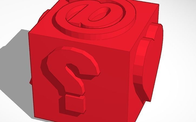 Emoji Die Cube Version 3D print model