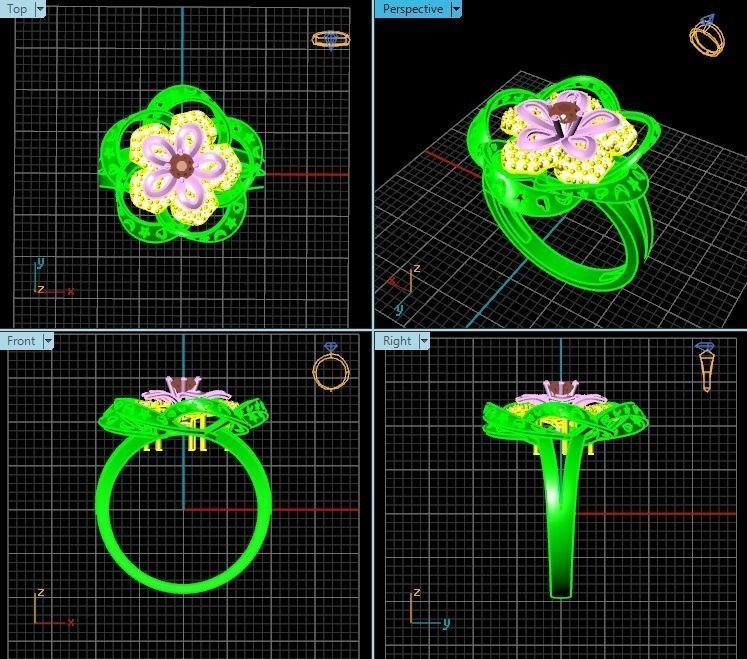 Ring T00330 3D print model_2