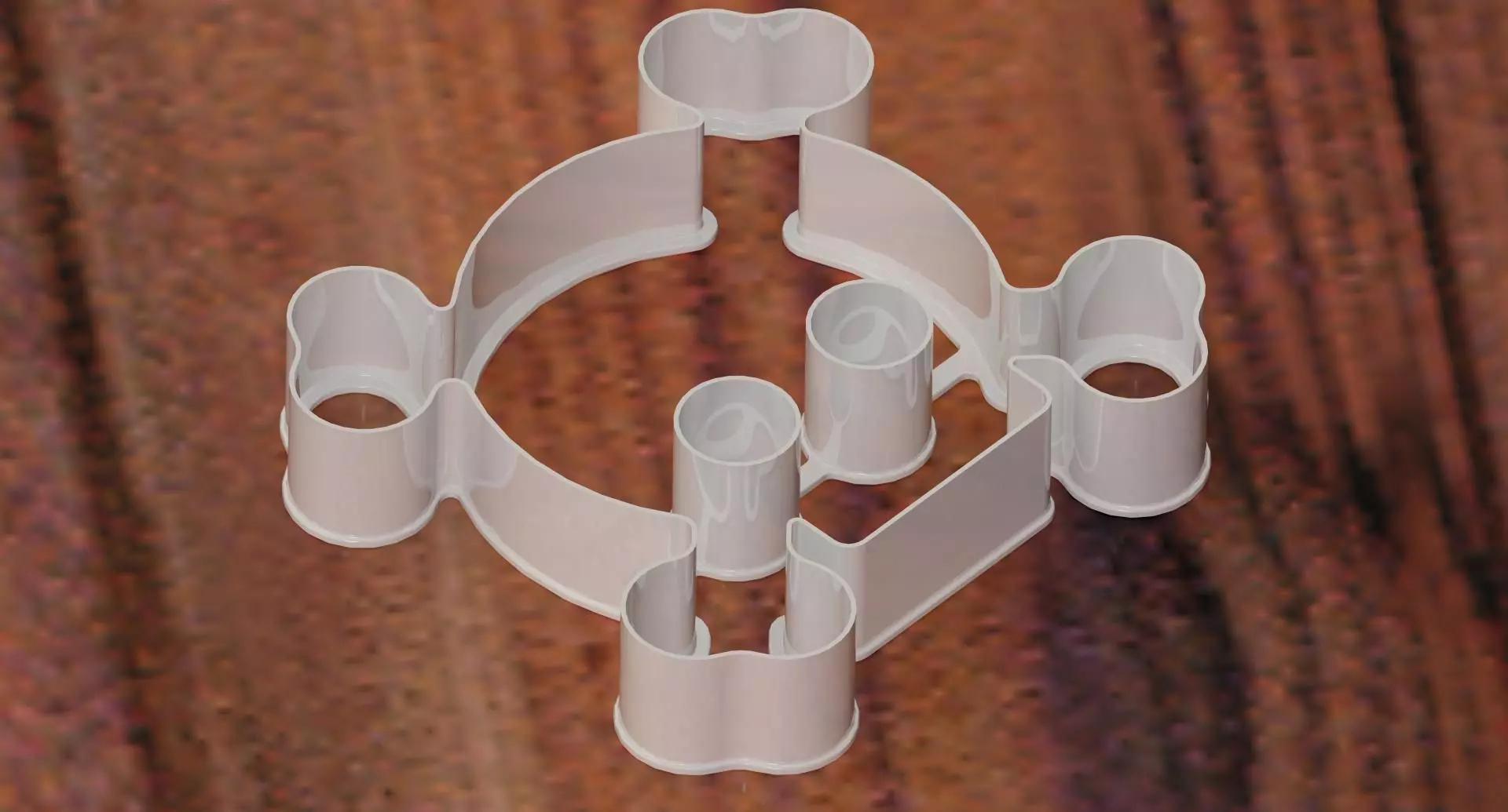 Cute Skull and Bones cake cutter Free 3D print model