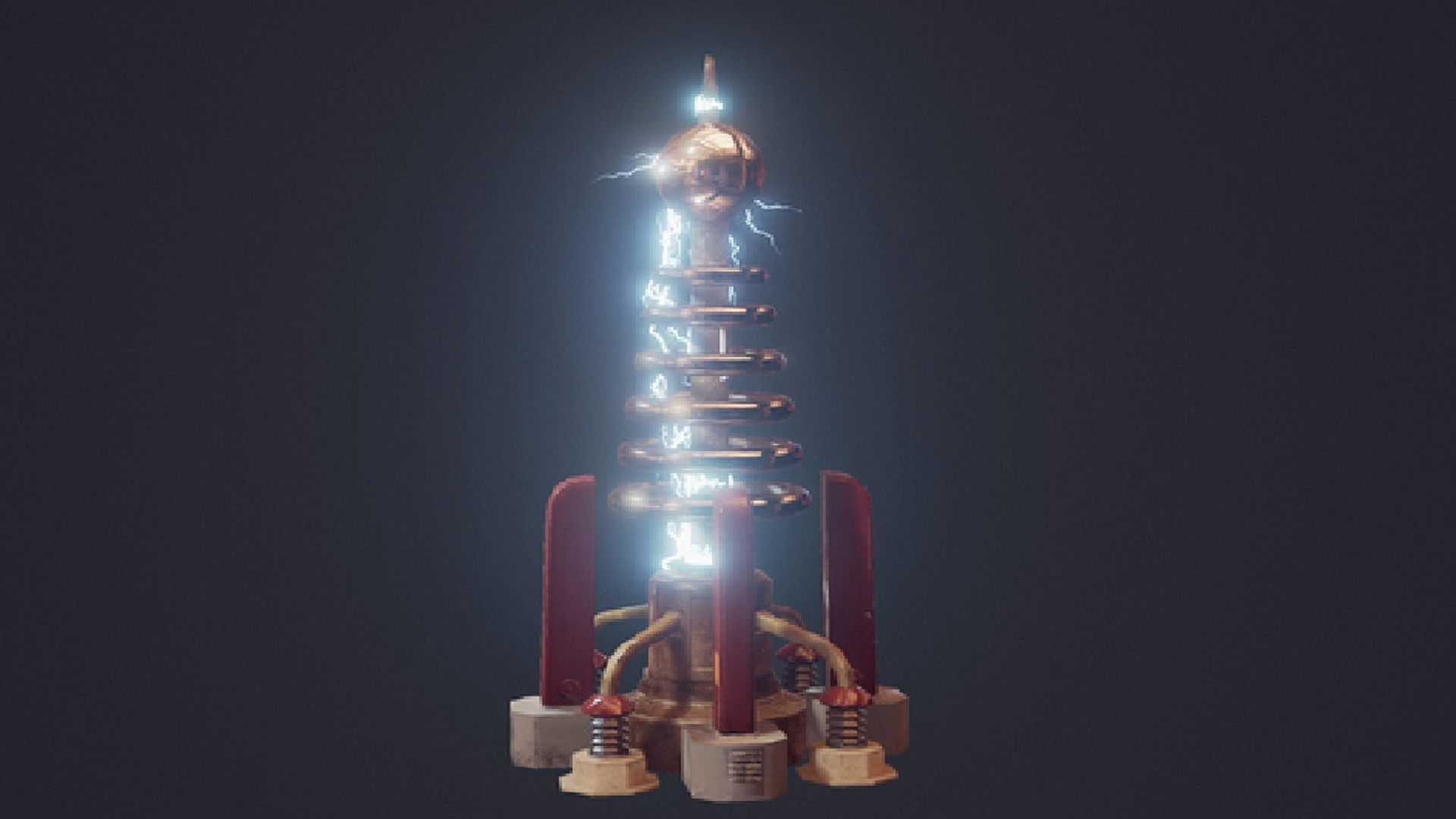 Tesla Coil 3D model