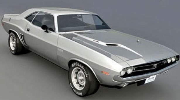 Dodge Challenge 3D model_1