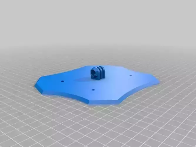 Dead Cat X Convertable Quadcopter Body 3D print model