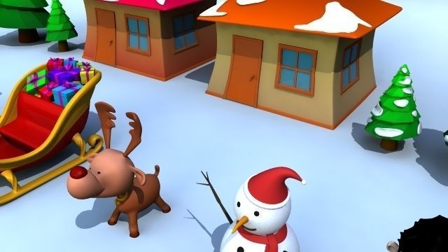 Xmas Models Pack - Rigged Low-poly 3D model_7