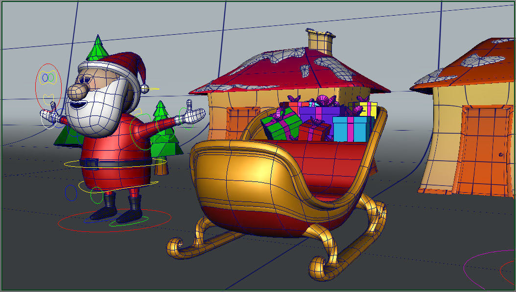Xmas Models Pack - Rigged Low-poly 3D model_13
