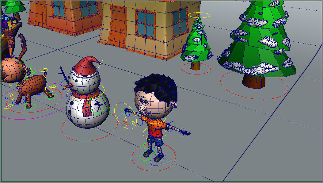 Xmas Models Pack - Rigged Low-poly 3D model_17