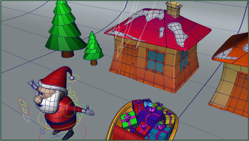Xmas Models Pack - Rigged Low-poly 3D model_12
