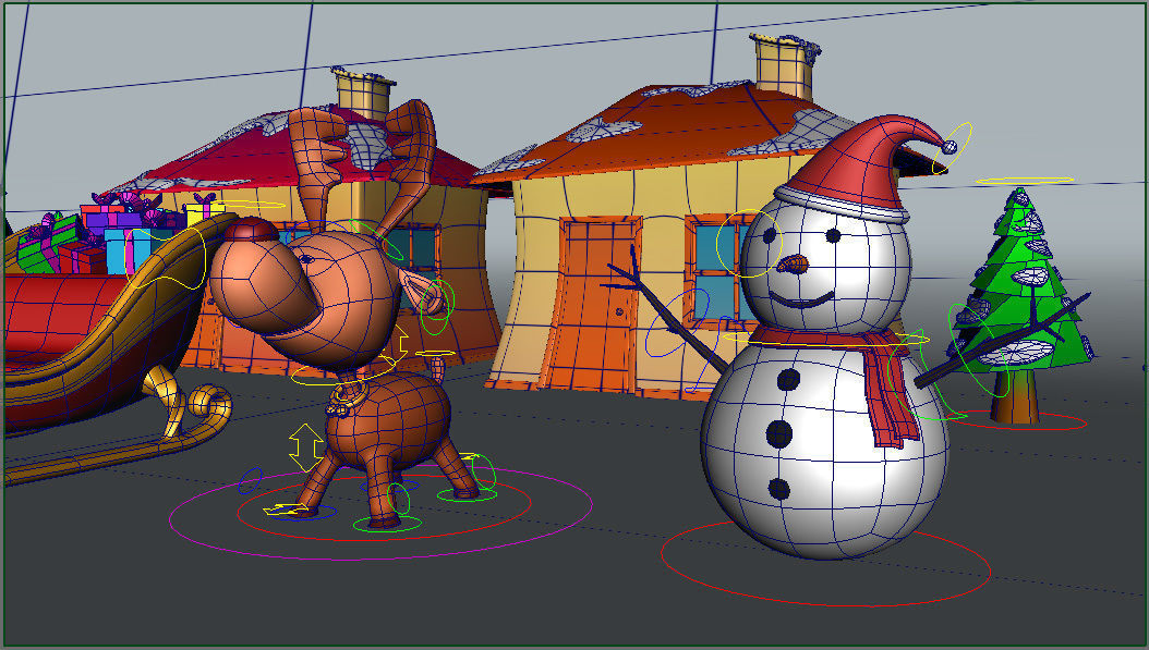 Xmas Models Pack - Rigged Low-poly 3D model_11