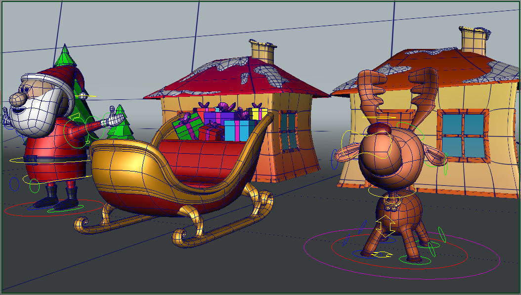 Xmas Models Pack - Rigged Low-poly 3D model_20