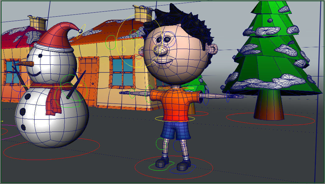 Xmas Models Pack - Rigged Low-poly 3D model_15