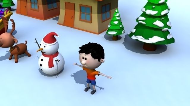 Xmas Models Pack - Rigged Low-poly 3D model_9