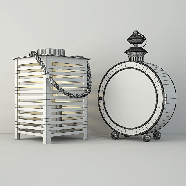 Lanterns by ZARA HOME 3D model_1