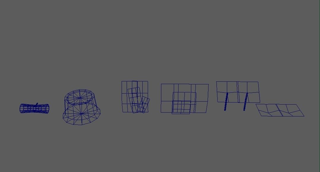 25 Low-Poly Forrest Assets Low-poly 3D model_7