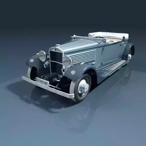 Delta Cabriolet open top 3D model