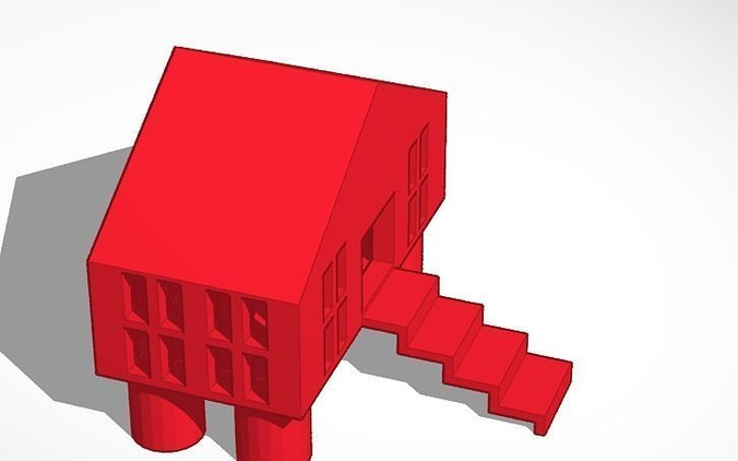 Doll House 3D print model