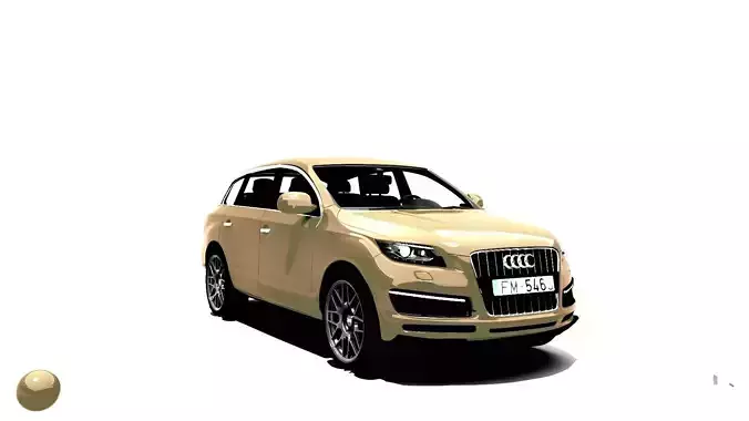 Audi Q7 Four-Wheel-Drive 3D model