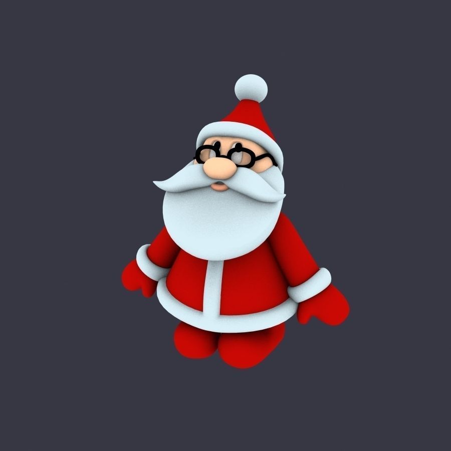New cool Santa Claus for beautiful 3d print 01 3D model_9