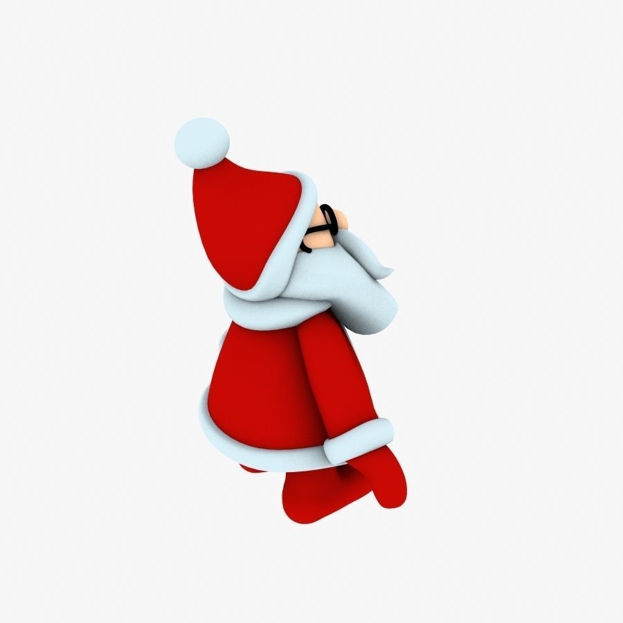 New cool Santa Claus for beautiful 3d print 01 3D model_2
