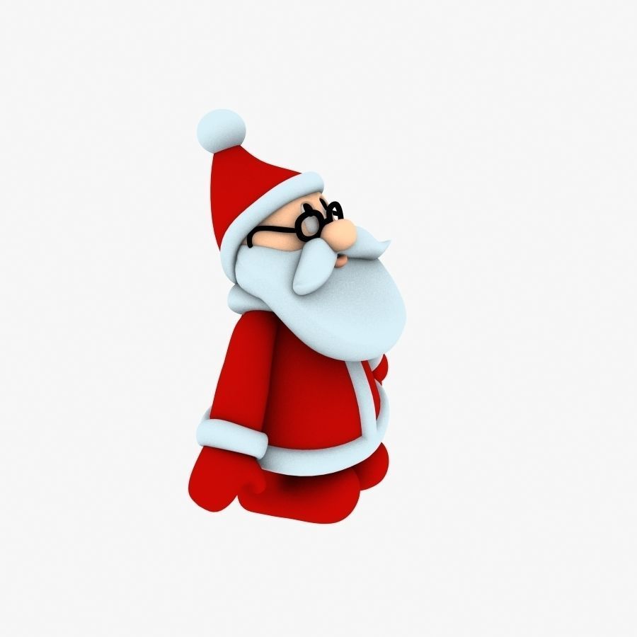 New cool Santa Claus for beautiful 3d print 01 3D model_1