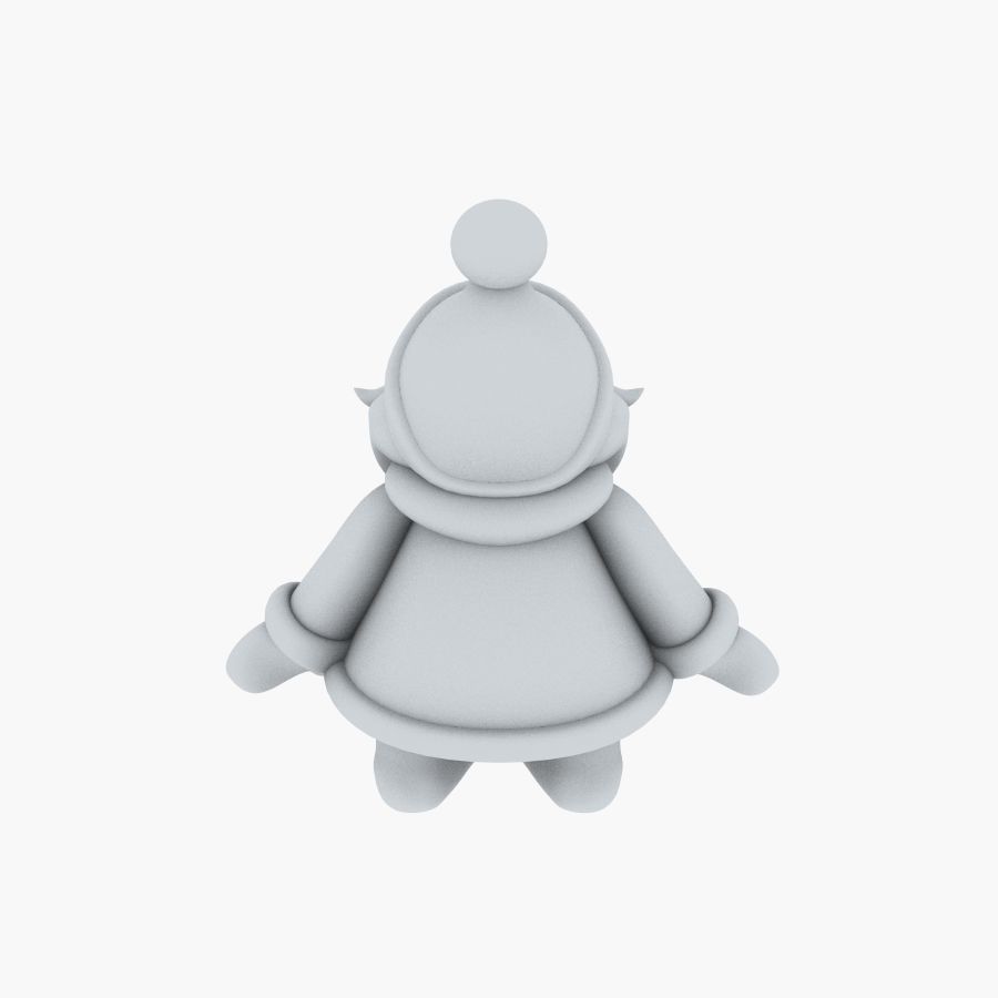 New cool Santa Claus for beautiful 3d print 01 3D model_13