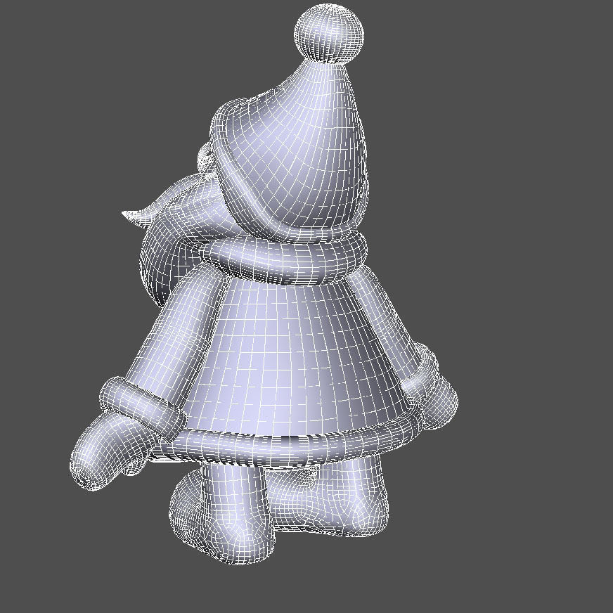 New cool Santa Claus for beautiful 3d print 01 3D model_16