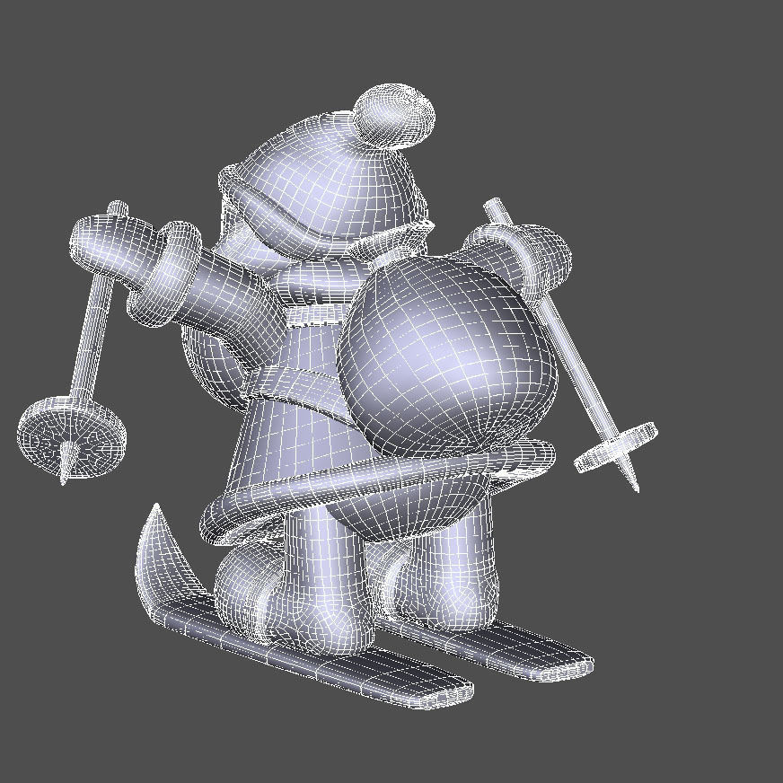 New cool Santa Claus for beautiful 3d print 04 3D model_16