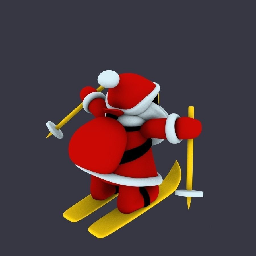 New cool Santa Claus for beautiful 3d print 04 3D model_7