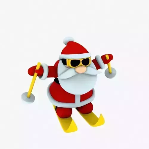 New cool Santa Claus for beautiful 3d print 04