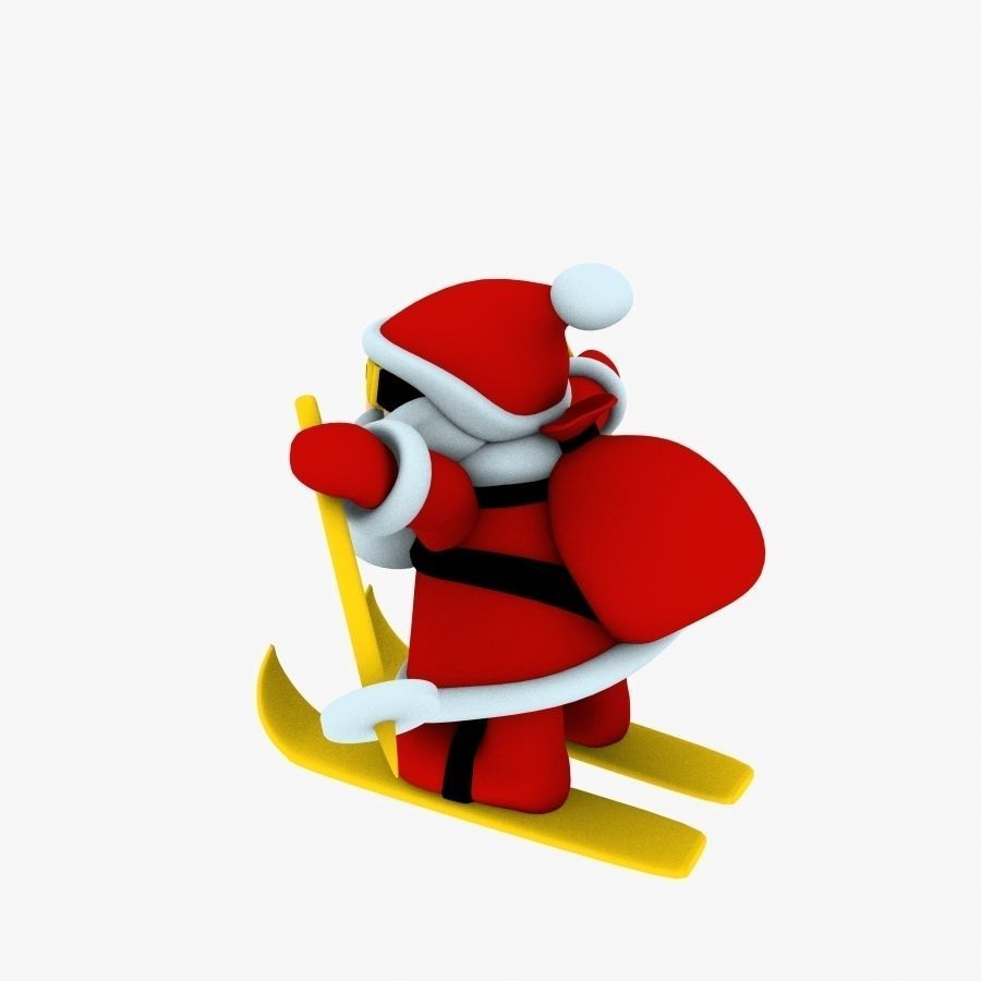 New cool Santa Claus for beautiful 3d print 04 3D model_3
