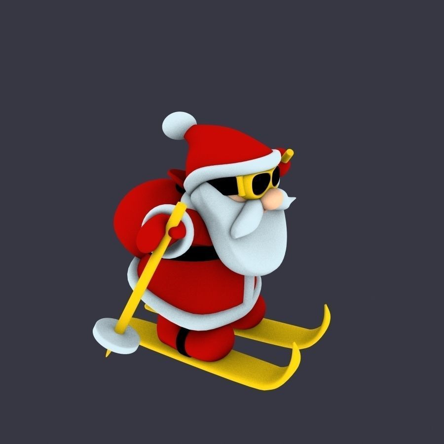 New cool Santa Claus for beautiful 3d print 04 3D model_6