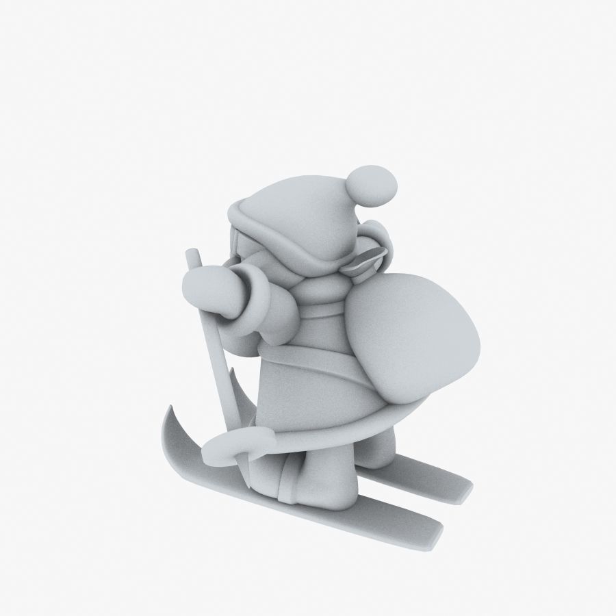 New cool Santa Claus for beautiful 3d print 04 3D model_13