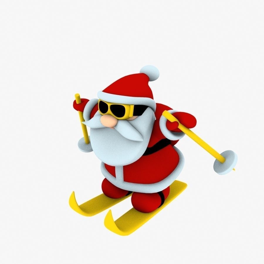 New cool Santa Claus for beautiful 3d print 04 3D model_4