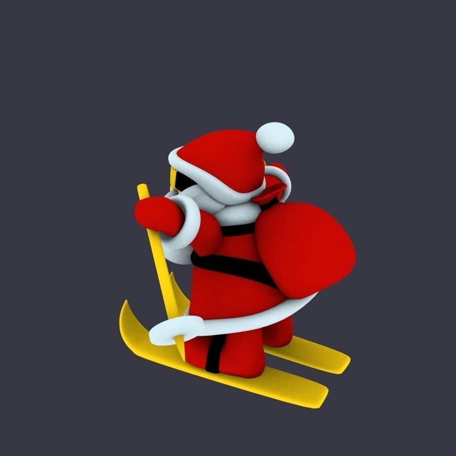 New cool Santa Claus for beautiful 3d print 04 3D model_8