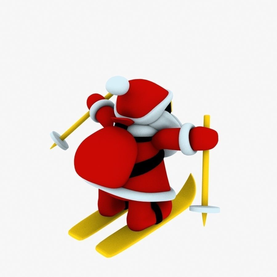 New cool Santa Claus for beautiful 3d print 04 3D model_2
