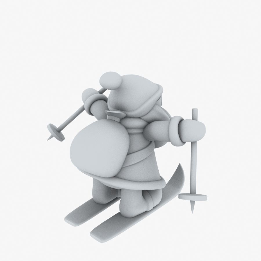 New cool Santa Claus for beautiful 3d print 04 3D model_12