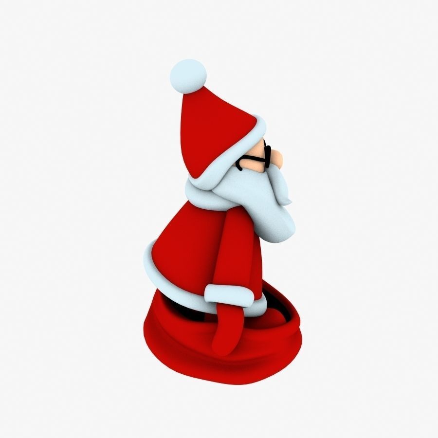 New cool Santa Claus for beautiful 3d print 05 3D model_2