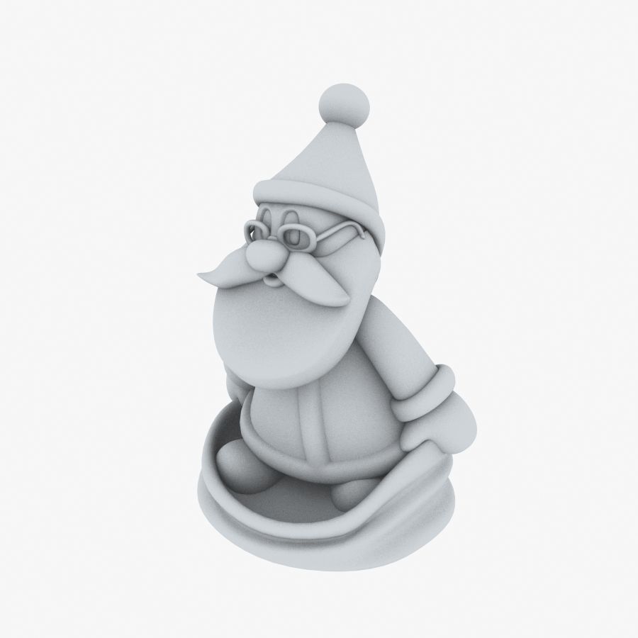 New cool Santa Claus for beautiful 3d print 05 3D model_14