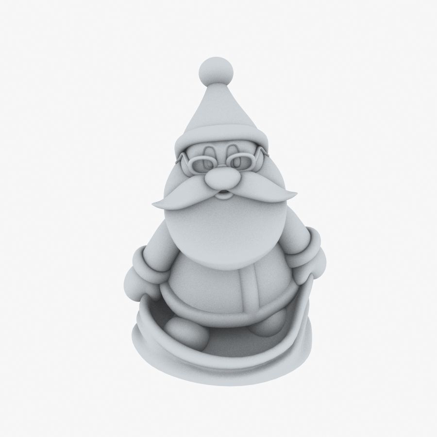 New cool Santa Claus for beautiful 3d print 05 3D model_10