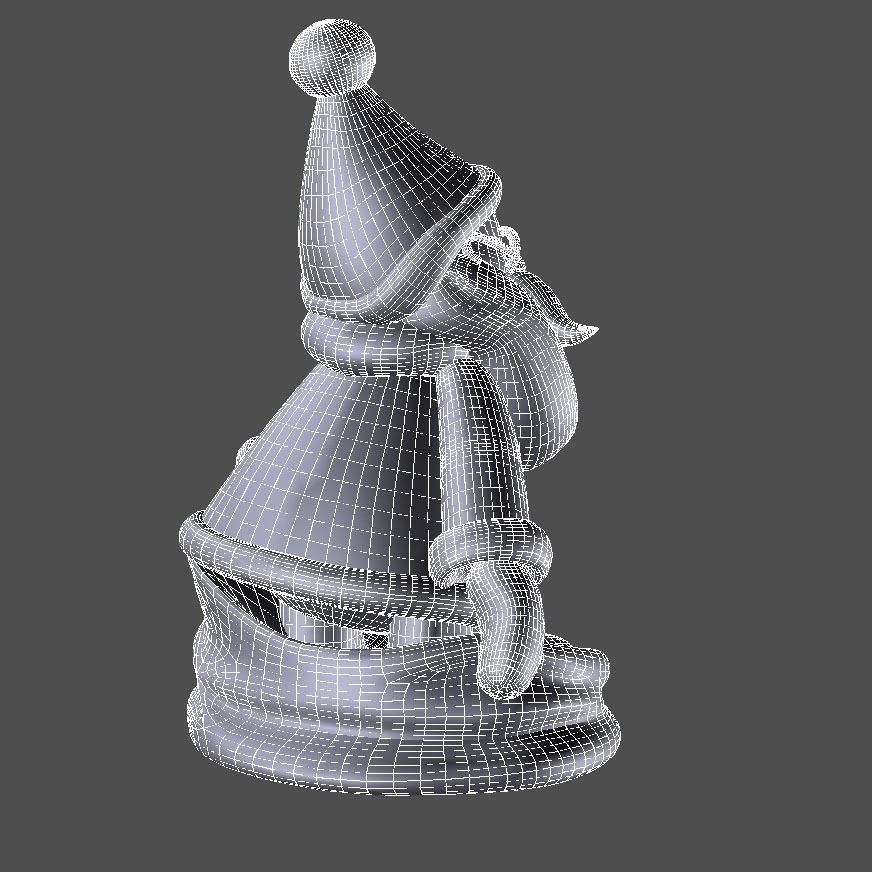 New cool Santa Claus for beautiful 3d print 05 3D model_16