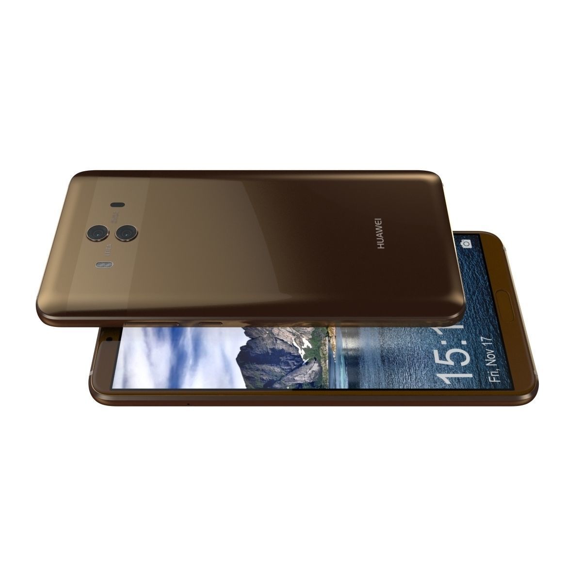 Huawei Mate 10 Mocha Brown 3D model_3